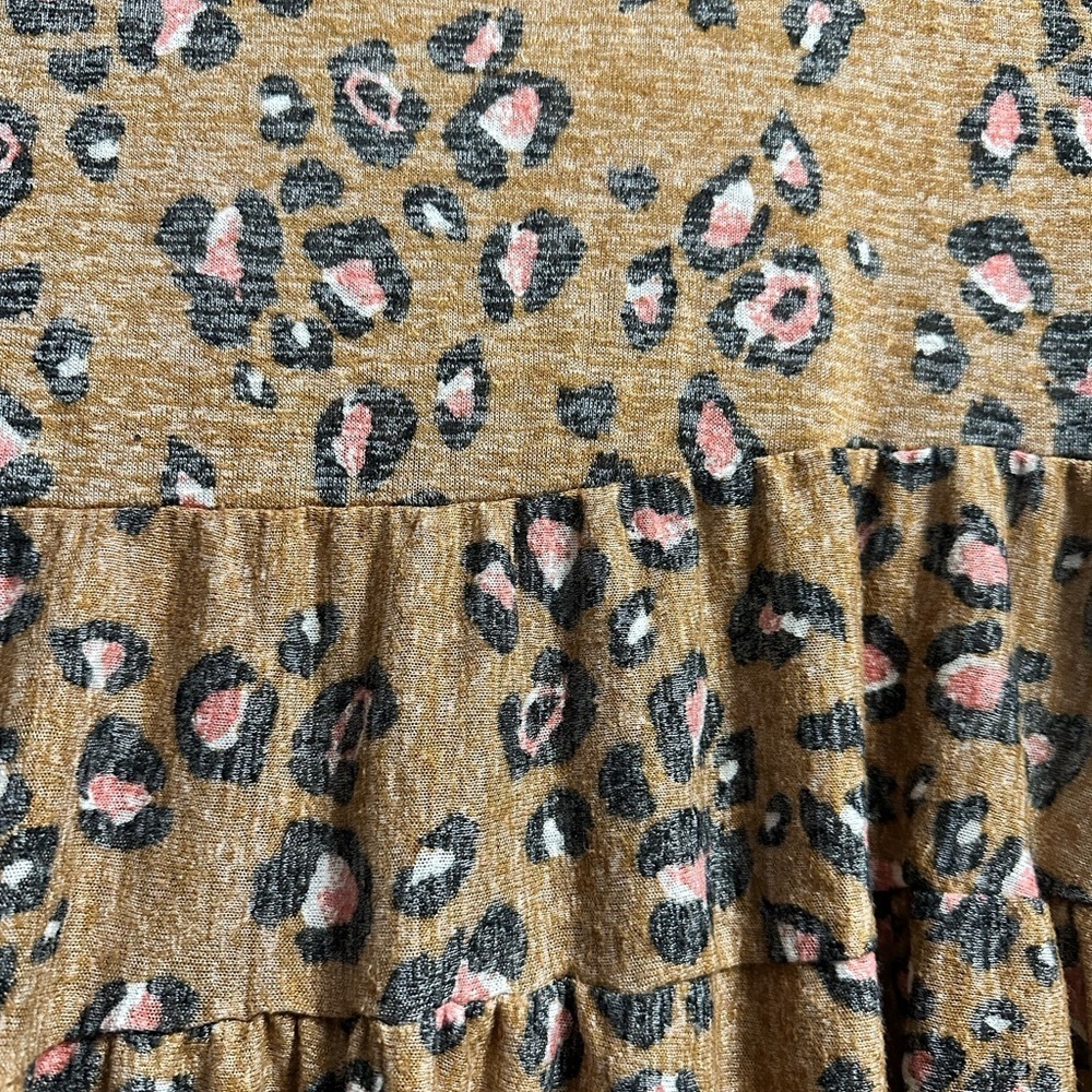 Animal Print Ruffle Shirt - Picture 5 of 5